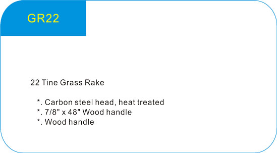   22 Tine Grass Rake